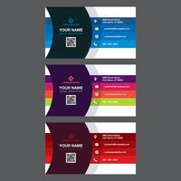 Colorful Business Card Collection vector