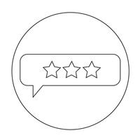 Speech bubble icon vector