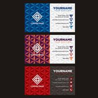 Colorful Business Card Collection vector