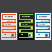 Colorful Business Card Collection vector