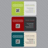 Colorful Business Card Collection vector