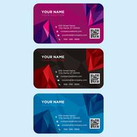 Colorful Business Card Collection vector