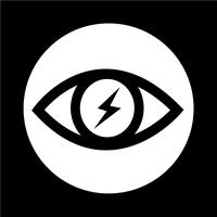 Sign of Eye icon vector