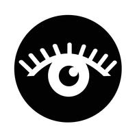 Sign of Eye icon vector