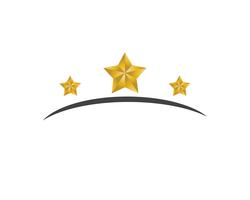 Star logo template vector icon illustration design