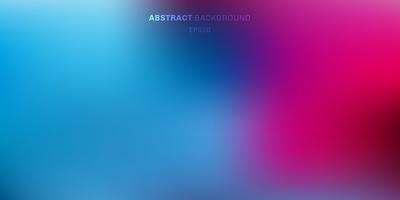 Abstract blue, purple, pink vibrant color blurred background. Soft dark to light gradient backdrop with place for text vector