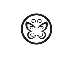 Butterfly conceptual simple, colorful icon. Logo. Vector illustration