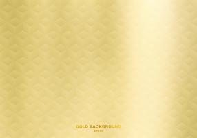 3D realistic cubes pattern geometric symmetry gold gradient color background and texture. Luxury style. vector