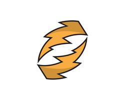 Lightning bolt flash thunderbolt icons vector