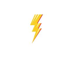 Flash power thunderbolt icons vector