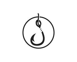 hook symbol and logo icon vectors