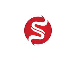 Vector de diseño de negocios corporativos letra S logo