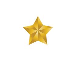 Diseño del ejemplo del icono del vector de la plantilla del logotipo de la estrella