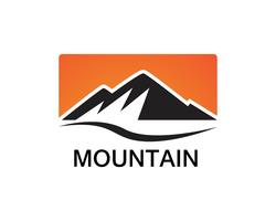 Minimalist Landscape Mountain logo design inspirations vector