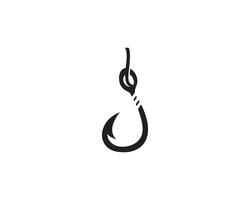 hook symbol and logo icon vectors