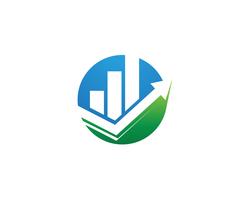 Plantilla de logotipo de finanzas de negocios vector