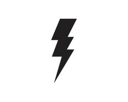 Flash thunderbolt Template vector icon illustration vector