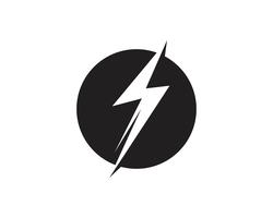 Flash thunderbolt Template vector icon illustration vector