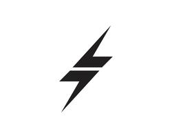 Flash thunderbolt Template vector icon illustration vector