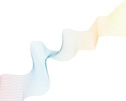 wave line graphic illustration vector