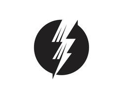 Flash thunderbolt Template vector icon illustration vector