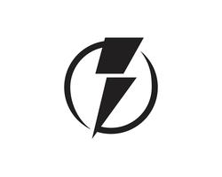 Flash thunderbolt Template vector icon illustration vector