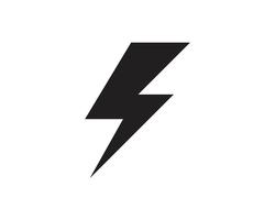 Flash thunderbolt Template vector icon illustration vector