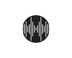 Sound waves vector illustration