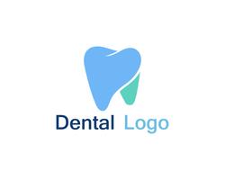 Logotipo y símbolo de atención dental. vector