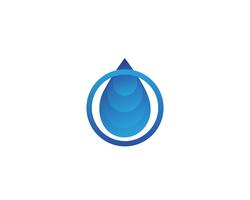 Vector de plantilla de logotipo de gota de agua