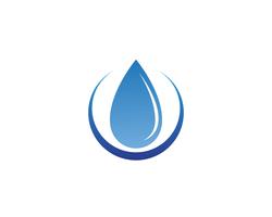 Vector de plantilla de logotipo de gota de agua