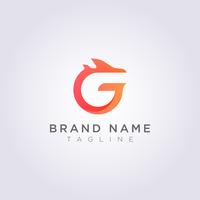 Logo Design combination of the letters G and planes for Business or Your Brand vector