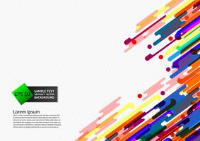 Multi Colored geometric abstract background vector Illustration