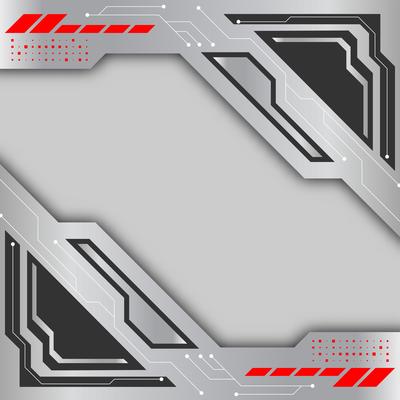 Gray and Silver color vector background. Digital technology abstract background concept