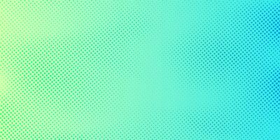 Abstract bright green and blue gradient color background with halftone pattern texture. Creative cover design template vector