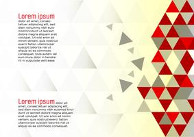 Vector abstract geometric red and white background modern design eps10 with copy space