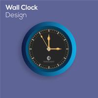 Abstract Wall Clock Design