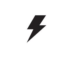 Flash thunderbolt Template vector icon illustration design