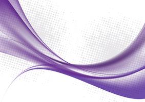 Ondas de color púrpura sobre fondo blanco ilustración vectorial vector