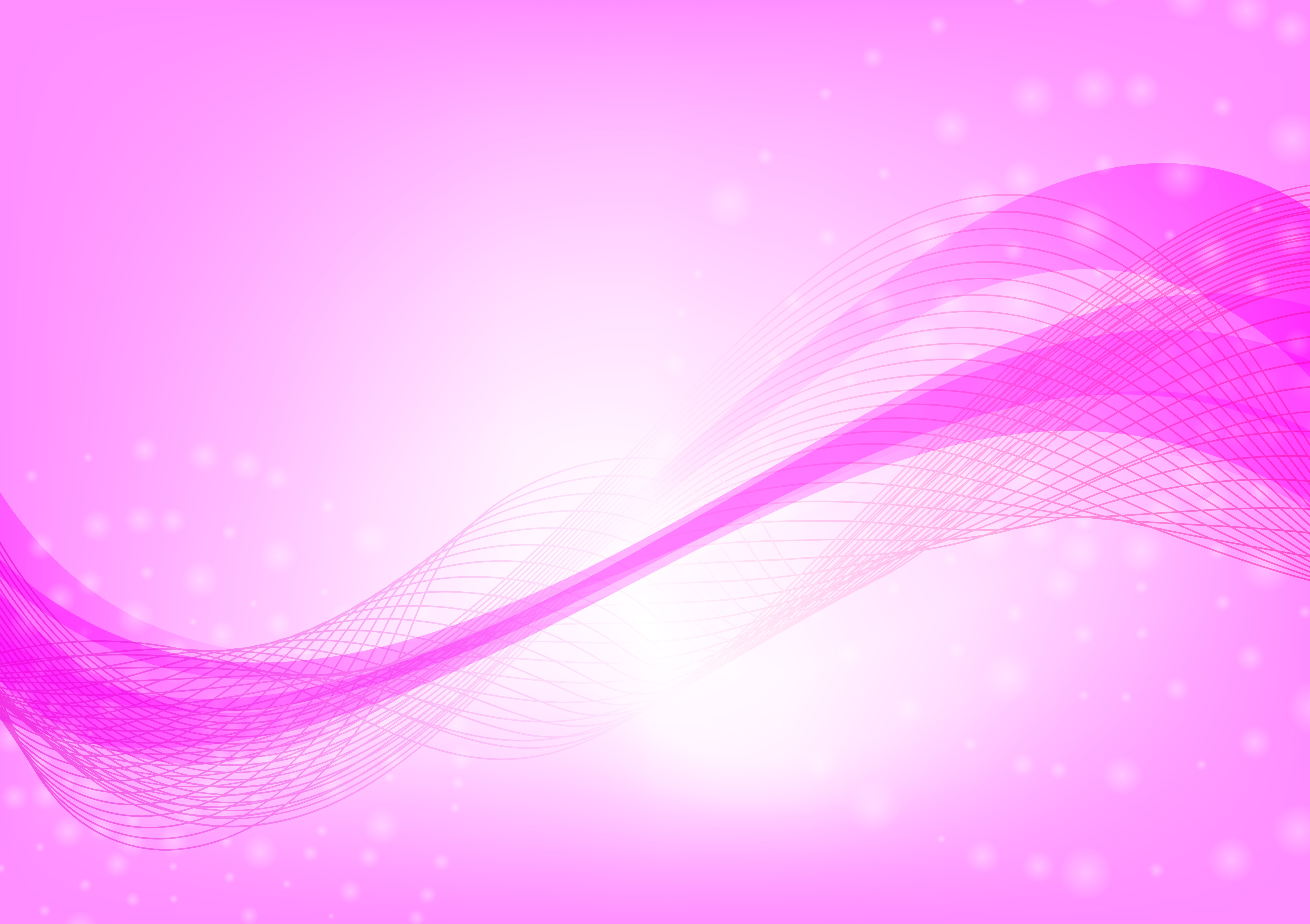 Abstract Wave Pink Color Background With Copy Space Vector