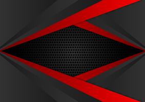 Vector red and black color geometric abstract background EPS10