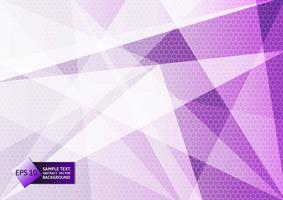 Abstract geometric purple and white color, Modern design background with copy space, Vector illustration eps10