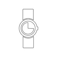 Ilustración de vector icono de reloj