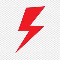 Lightning icon Vector Illustration