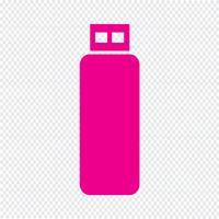 usb flash drive icon vector illustration