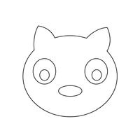 Icono de gato ilustración vectorial vector