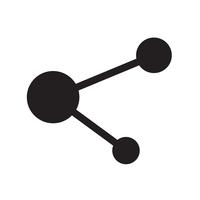 Ilustración de vector de icono de red de negocios