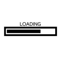 Loading bar icon Vector Illustration