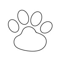 animal footprint icon Vector Illustration