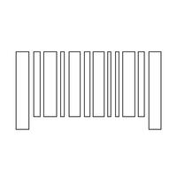 Barcode icon vector illustration